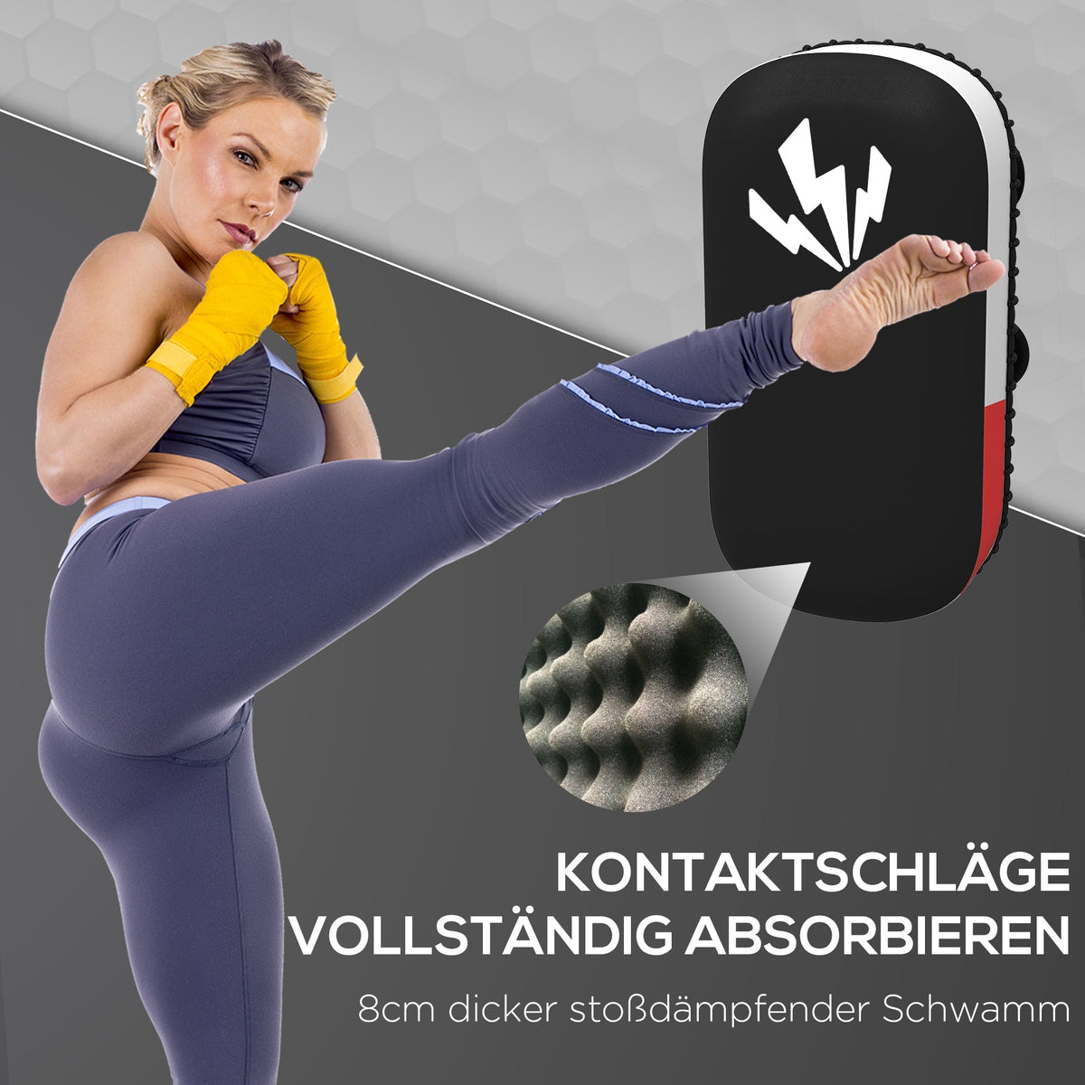 Kickboxing Training Pads, Muay Thai Boxing, Artificial Leather