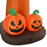 Self-Inflating Halloween Decoration, LED Lights with Blower, 156x107x274cm