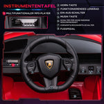 Lamborghini SIAN Ride-On Car with 12V Electric SUV and Remote Control, Red Metal