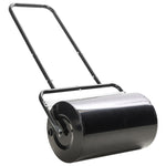 Lawn roller U-handle 32cm diameter 38L water or 62kg sand, metal black