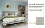 Modern Minimalist Upholstered Bed with Plush Headboard, 160x200 cm, Beige