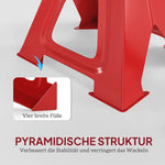 Jack Stand 6 Ton Capacity 2 Pieces Adjustable Red