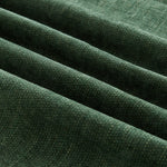 Windsor Stool with Removable Ruffle Skirt and Chenille Fabric, Green