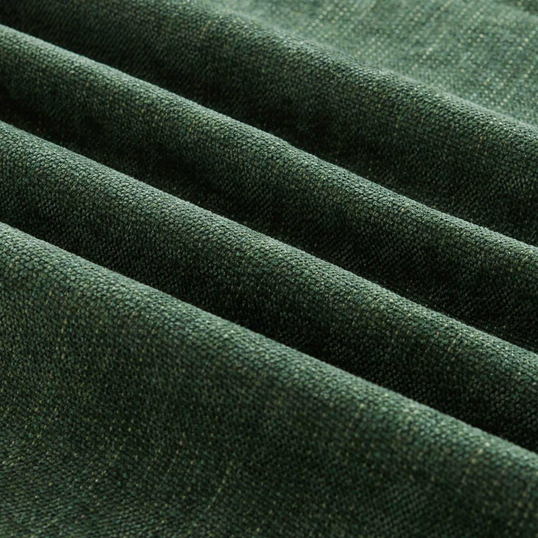 Windsor Stool with Removable Ruffle Skirt and Chenille Fabric, Green