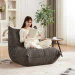 Togo Style Floor Lounge Chair Memory Foam - Chenille