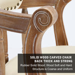 Cow Top Leather Bar Stools 360° Swivel with Backs, Bar/Counter Height - Wooden