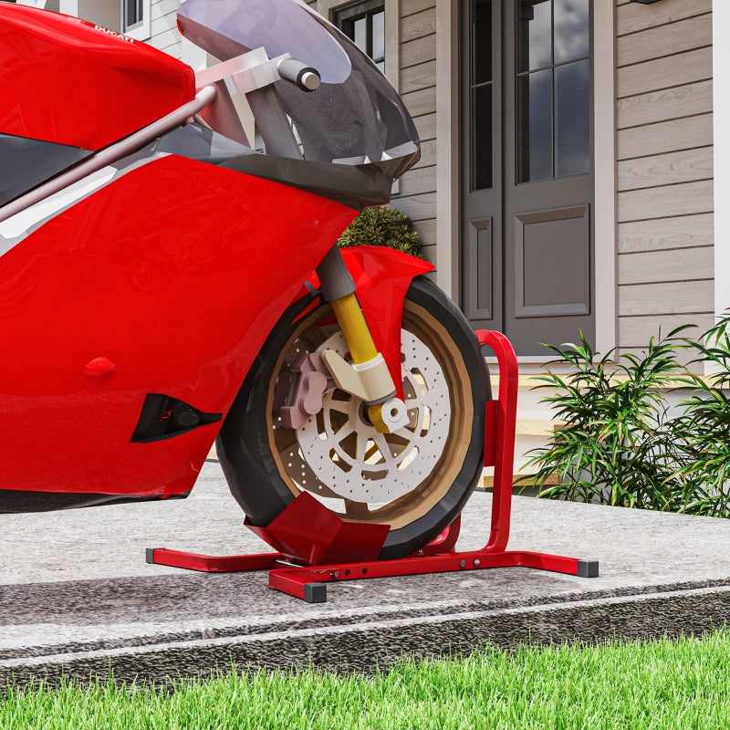 Motorcycle Stand, Adjustable, Metal Red