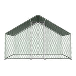 Free-Range Chicken Coop 3x2x2m, Safety Lock, Waterproof PE Cloth, Metal