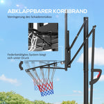 Outdoor Basketball Hoop, Adjustable Height, Shatter-Proof Backboard, Adults