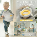 3-in-1 Children's Potty Removable Seat Faux Leather - Grey