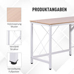 L-Shaped Corner Desk 150x150cm Home Office MDF Natural Color
