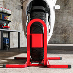 Motorcycle Stand, Adjustable, Metal Red