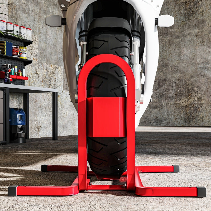 Motorcycle Stand, Adjustable, Metal Red