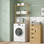 Toilet Shelf, 3 Tiers Space Saving, Natural Wood