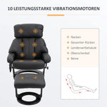 Stool, Massage Black