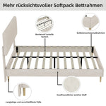 Platform Bed Dutch Fleece Slatted Base