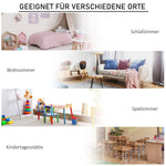 Children's Corner Shelf 3 Storage Boxes Toy Storage White