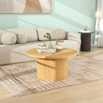 Solid Wood Round Coffee Table
