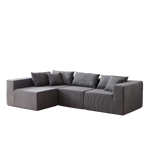 Modular L-Shaped Sectional Sofa 104-Inch 4-Piece - Corduroy