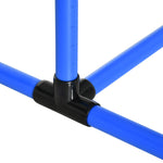 Agility Set for Dogs, 4-Piece, Height-Adjustable Plastic, Blue