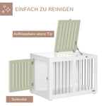 Dog Cage, Pet Cage, Medium Dogs, 80 x 50 x 56.5 cm, White