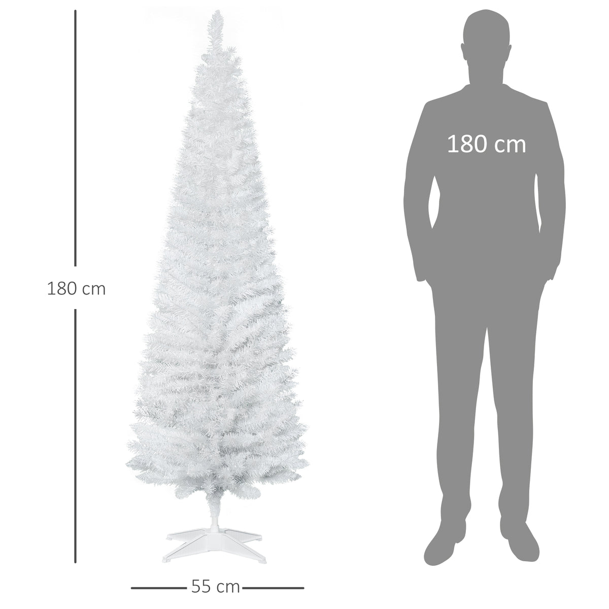 Artificial Christmas Tree 180cm with 390 Tips - Green