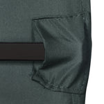 Pavilion Roof Replacement 3x3m Sunshade Polyester Dark Grey