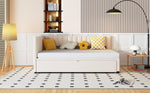 Sofa Bed, L-shaped Pull-out 90/180*200cm, Velvet Beige