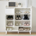 Chest of drawers with adjustable shelves, minimalist home organizer, solid wood