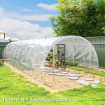 Greenhouse Film, 6x10m Waterproof UV Protection, Transparent Plastic
