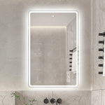 Frameless LED Bathroom Mirror 60x120cm - Anti-Fog Dimmable Glass