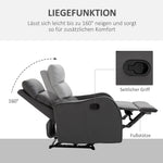 Recliner Chair, Rocking, Reclining, Rotatable, Cup Holder, Microfiber Cloth