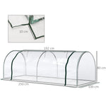 Greenhouse with Door, Cold Frame, Plant Growing, Steel PVC