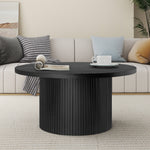 Coffee Table Round Solid Wood