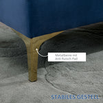 Bench Bed Shoe Bench Velvet Blue