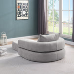 Compressed Sofa Bed Futon, Versatile Foldable Sleeper Chair & Mattress for Guest/Office, Fabric