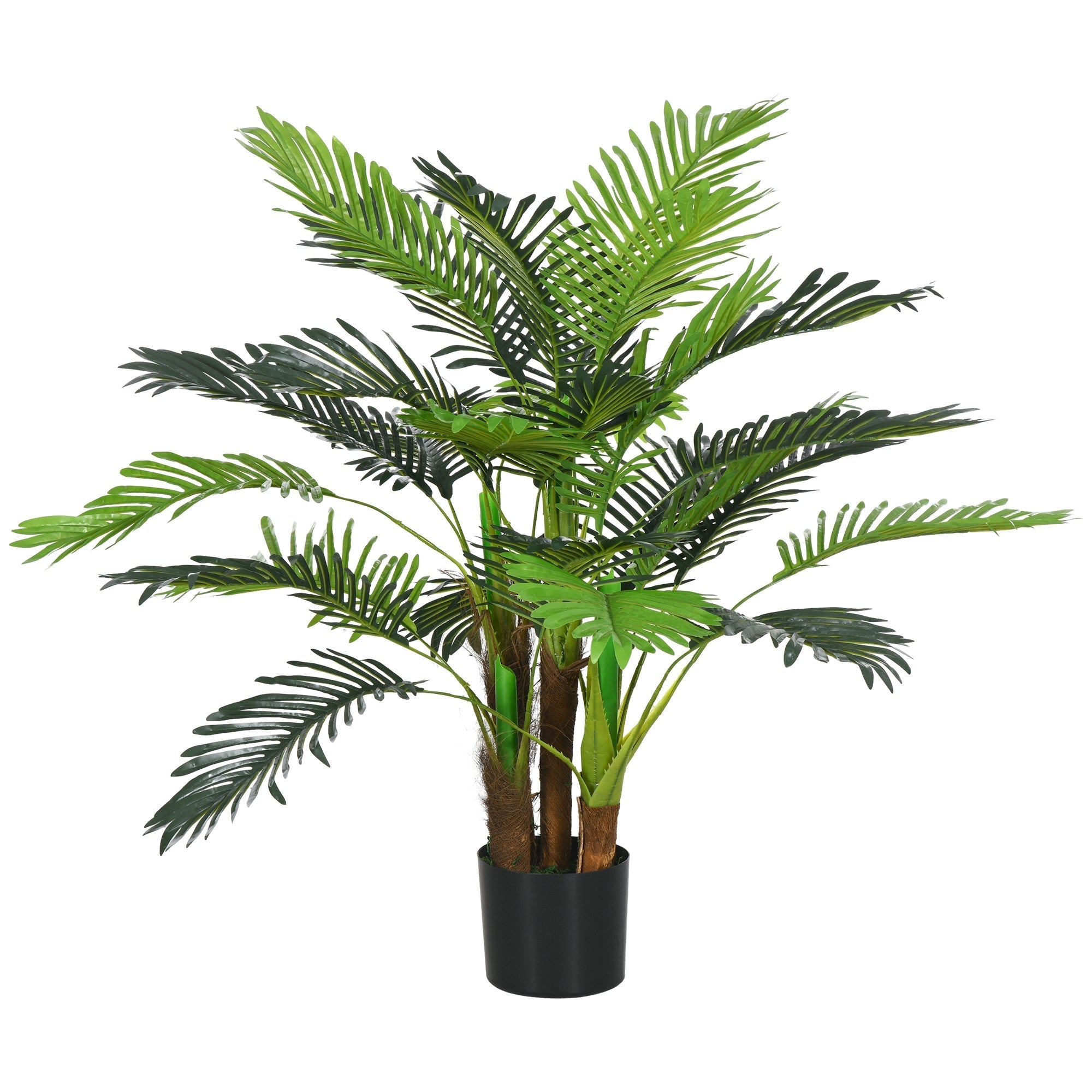 Artificial Palm Tree 100cm 27 Branches Indoor Outdoor Green