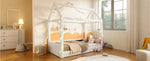 Upholstered Daybed 90x200cm with LED Light Strips - Beige