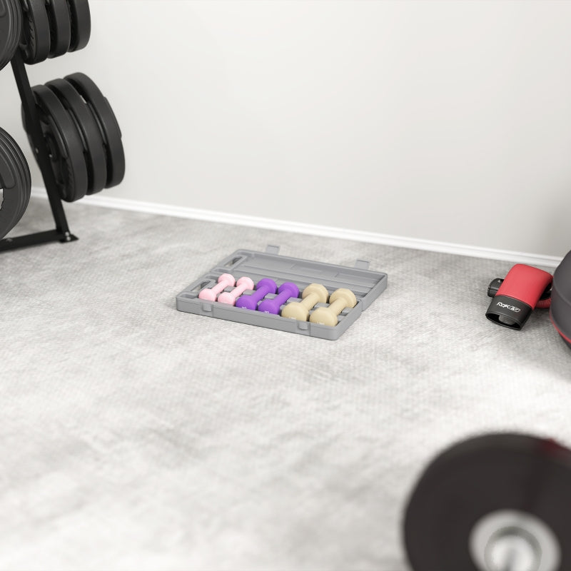 Dumbbell Set 6-Piece Adjustable 0.5/1/1.5kg Weights with Case