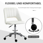 Swivel Chair Height-Adjustable Compact Ergonomic, Beige