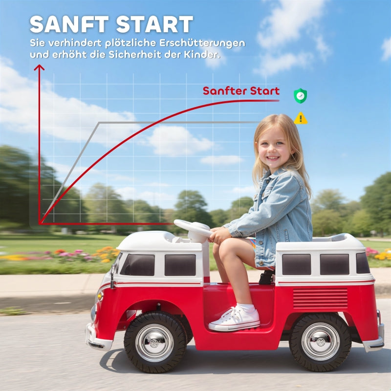 Children's Electric Car with 12V Dual Motor and MP3, Red
