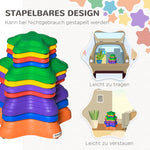 Stacking Toy, River Stones, Balance Stepping Stones, up to 80 kg, Non-Slip