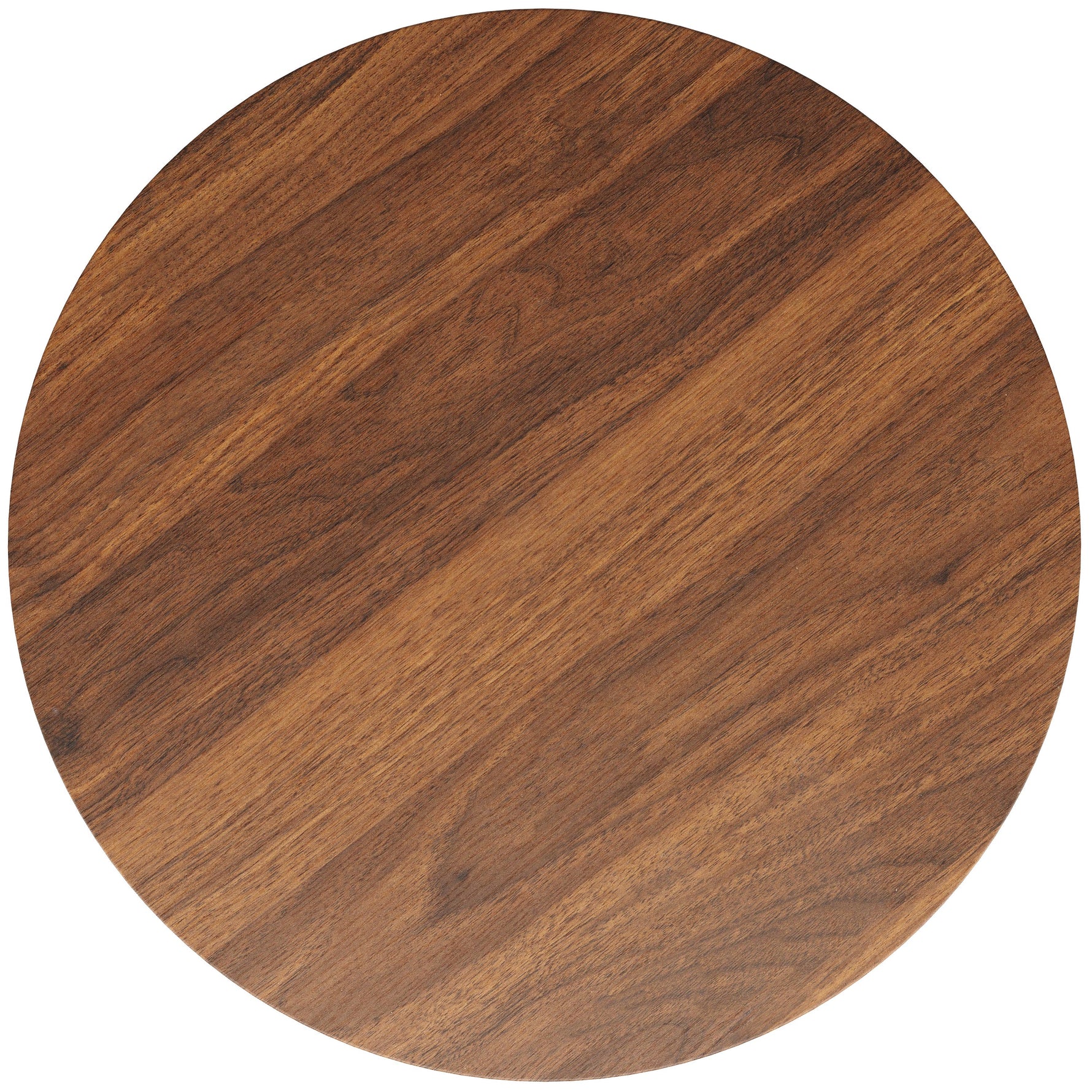 Dining Set 5-Piece Round Table 80cm 4 Chairs Velvet - Walnut/Black