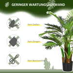 Artificial Palm Tree 100cm 27 Branches Indoor Outdoor Green