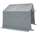 Garage Tent 244x241x217cm, Waterproof Tool & Bicycle Shed, Gray