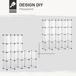 DIY Cube Shelving System 16 Cube Storage Boxes Plastic White