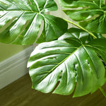Artificial Monstera 120cm Plant with Planter, Green