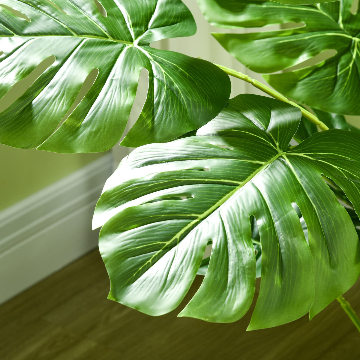 Artificial Monstera 120cm Plant with Planter, Green