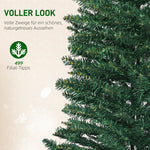 Artificial Christmas Tree with Stand, 2.1m - Green