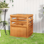 Raised Bed Planter with Trellis, Open Floor, Wood
